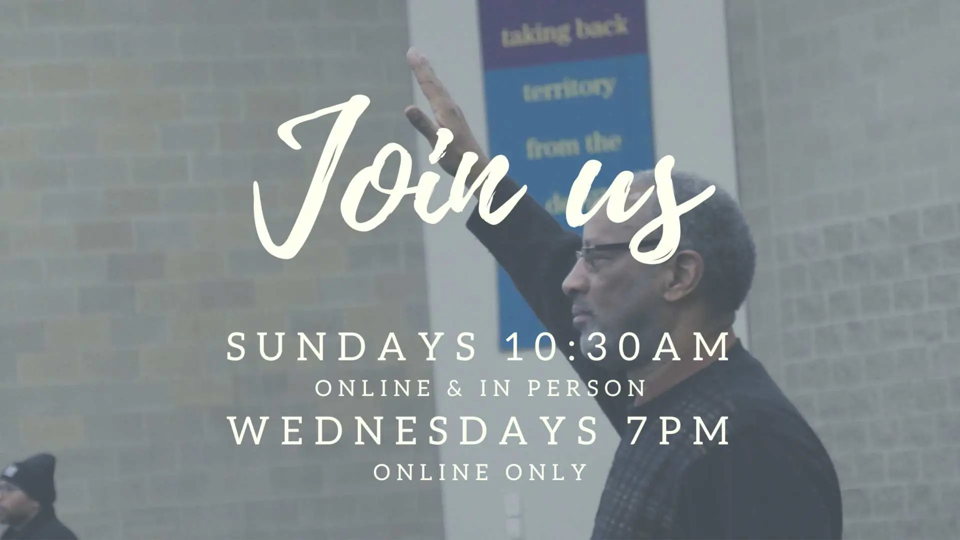 Join us sundays at 10 am online and wednesdays at 7 pm.